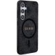 4. Etui Guess 4G Collection Leather Metal Logo MagSafe na Samsung Galaxy S24+ - czarne