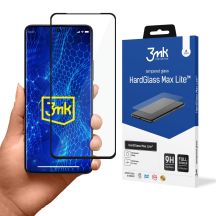 Szkło hartowane 3mk HardGlass Max Lite z czarną ramką na Xiaomi Redmi Note 13 Pro+