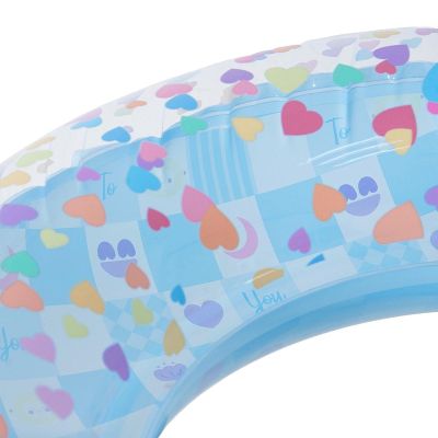 4. KÓŁKO DO PŁYWANIA 90CM SERDUSZKA NIEBIESKIE 35663