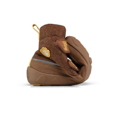 7. Buty zimowe barefoot z wełną z recyklingu Affenzahn Comfy Tiger (01250-70003)