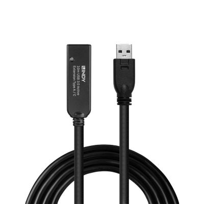 3. Lindy 43376 kabel USB USB 3.2 Gen 1 (3.1 Gen 1) 10 m USB A USB C Czarny
