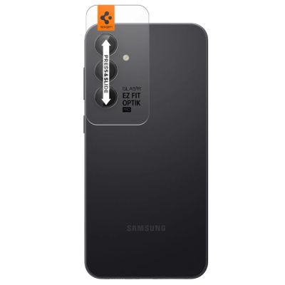 7. Osłona aparatu Spigen Glas.tR EZ Fit Optik Camera Protector na Samsung Galaxy S23 FE - czarna 2 szt.