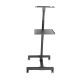 13. MACLEAN STOLIK MOBILNY DO PROJEKTORA/LAPTOPA REGULOWANY, STALOWY MAX.10KG MC-207