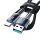 5. Kabel Joyroom S-A42 Crystal-Clear Series 3A USB-A - USB-C 1,2m - czarny