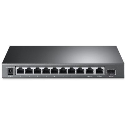 TP-Link TL-SL1311MP przełącznik sieciowy Nie zarządzany Fast Ethernet (10/100) Obsługa PoE Czarny