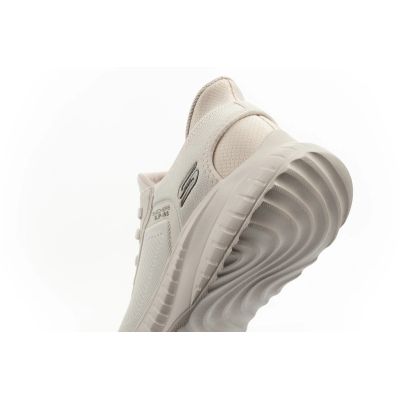 4. Skechers buty sportowe męskie Bobs Squad Chaos SLIP-INS ecru