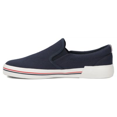 3. Półbuty męskie trampki slip on granatowe Filippo MTN7792