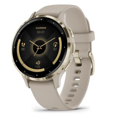 23. Zegarek Garmin Venu 3S 41mm Beżowy