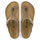 6. Japonki damskie Birkenstock Gizeh Oiled Leather Tabacco Brown Narrow wąskie (0943813)