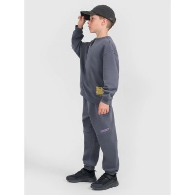 8. Bluza 4F JUNIOR 4FJRAW25TSWSM2448-22S