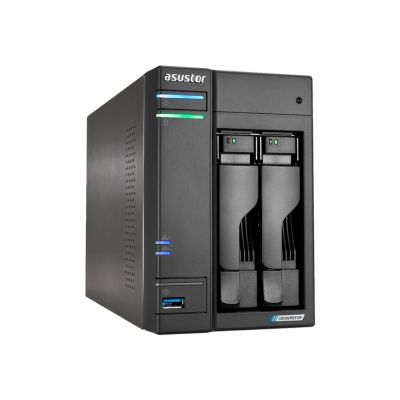 3. NAS Asustor AS6702T; Tower; 2x (3.5" SATA HDD/ 2.5" SSD); Intel Celeron N510; 4GB DDR4 SODIMM (max. 16GB), 2x 2.5Gb, 4x M.2 2280 NVMe PCIe 3.0, 2x USB 3.2 Gen, 1x HDMI 2.0b