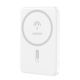 7. Powerbank magnetyczny Dudao K14S 20W 5000mAh 1x USB-A 1x USB-C - biały