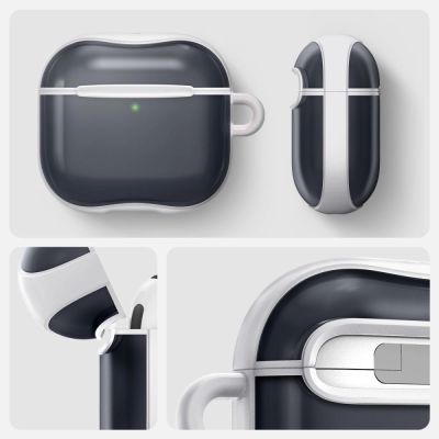 15. Etui Spigen Classic C1 na AirPods 4 - grafitowe
