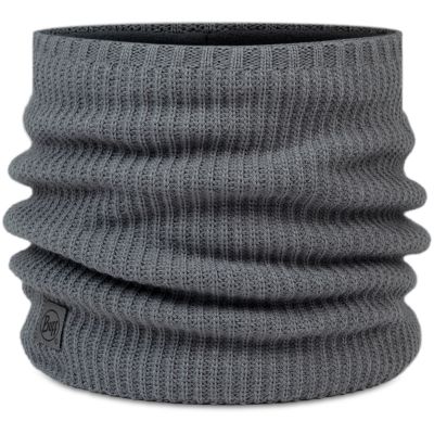 Bandana BUFF KNITTED & FLEECE NECKWARMER RUTGER IRON GREY
