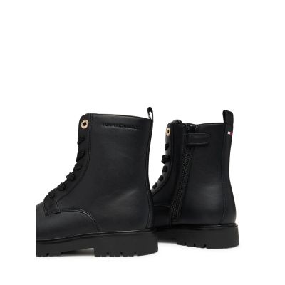 4. Tommy Hilfiger damskie botki LACU-UP BOOTIE T3A5-34012-1355999 BLACK