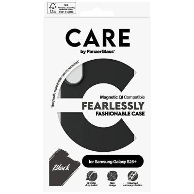 4. Etui CARE by PanzerGlass Fashion QI do Samsung Galaxy S25+ - czarny