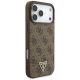 4. Etui Guess 4G Strap Triangle Logo MagSafe na iPhone 17 Pro Max - brązowe