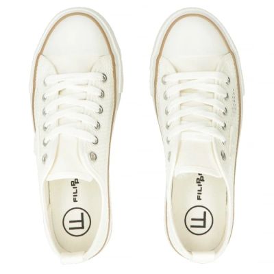 5. Trampki damskie siateczkowe białe Filippo DTN7856