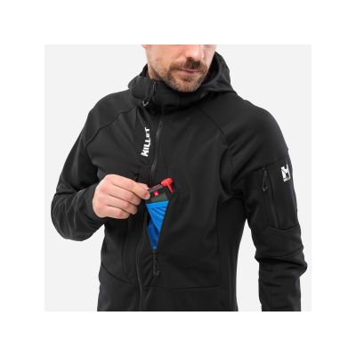 3. Kurtka narciarska męska MILLET M PIERRAENT HOODIE czarna