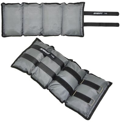 7. OBCIĄŻENIE NA PRZEGUBY SZARE 14KG (2x7KG) ENERO FIT