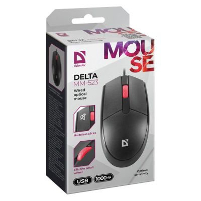 5. DEFENDER MYSZ DELTA MM-523 CZARNA OPTICAL
