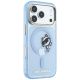 4. Etui Karl Lagerfeld Peekaboo Logo MagSafe na iPhone 18 Pro / 17 Pro - jasnoniebieskie