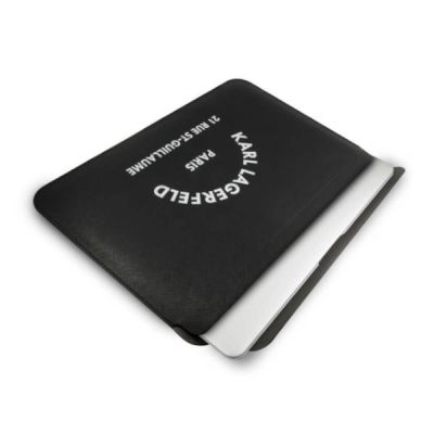 4. Pokrowiec na laptopa Karl Lagerfeld Saffiano RSG Sleeve 13" - czarny