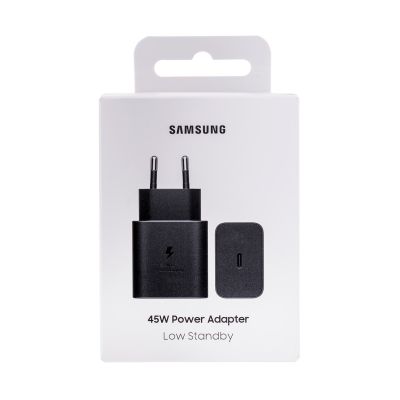 2. Samsung Common 45W Power Adapter (TA only, W/O Cable), Black
