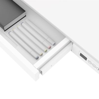 9. Biurko ACTIVEJET z el.reg.wys. 120x60 ET119S biały