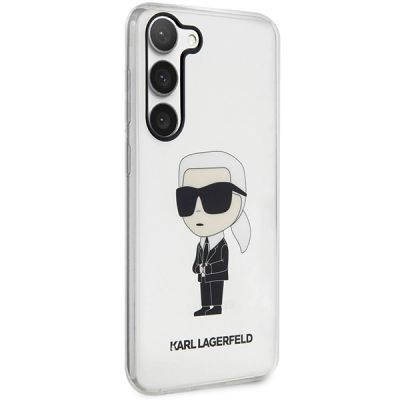 4. Etui Karl Lagerfeld Ikonik Karl na Samsung Galaxy S23 - przezroczyste