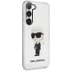 4. Etui Karl Lagerfeld Ikonik Karl na Samsung Galaxy S23 - przezroczyste