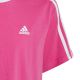 4. Koszulka adidas Essentials 3-Stripes Cotton Loose Fit Boyfriend Tee Jr IC3639