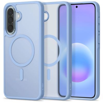 Etui Tech-Protect Magmat MagSafe na Samsung Galaxy A57 5G - niebieskie matowe