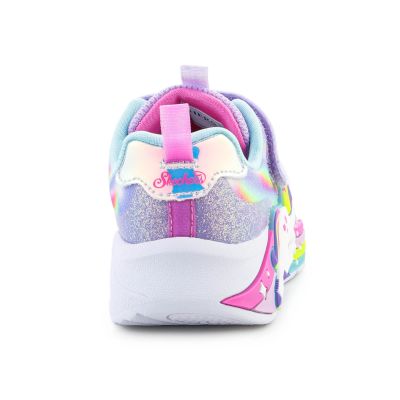 6. Buty Skechers S-Lights Girl's Unicorn Chaser Jr 302298N-LVMT
