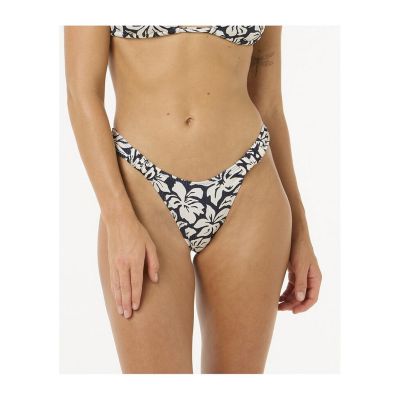 Majtki kąpielowe RIP CURL Las Flores High Leg Skimpy granatowe