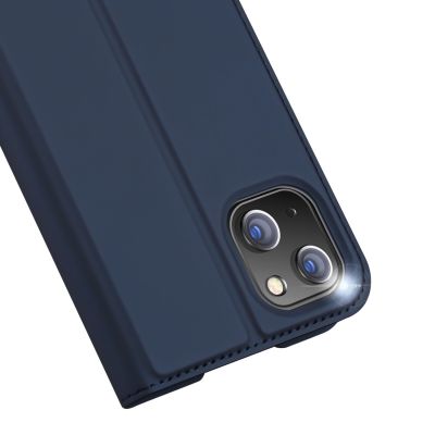 3. Dux Ducis Skin Pro kabura etui pokrowiec z klapką iPhone 14 Plus niebieski