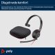 55. POLY Jednouszny zestaw słuchawkowy USB-C Blackwire 5210 + wtyczka 3,5 mm + przejściówka USB-C/A