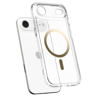 5. Etui Spigen Ultra Hybrid MagSafe na iPhone 17 Air - przezroczysto-złote