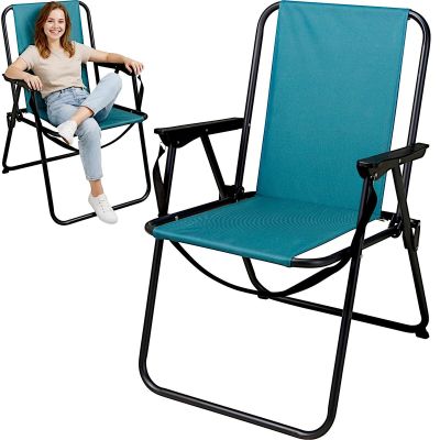 7. KRZESŁO TURYSTYCZNE Z PODŁOKIETNIKAMI SKŁADANE MORSKI REDCLIFFS