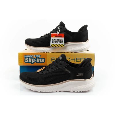 10. Skechers buty sportowe damskie Bobs Squad-Chaos wygodne SLIP-INS