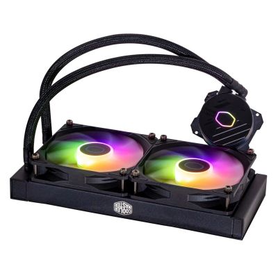 3. COOLER MASTER CHŁODZENIE WODNE CPU MASTERLIQUID 240L CORE ARGB MLW-D24M-A18PZ-R1