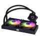 3. COOLER MASTER CHŁODZENIE WODNE CPU MASTERLIQUID 240L CORE ARGB MLW-D24M-A18PZ-R1