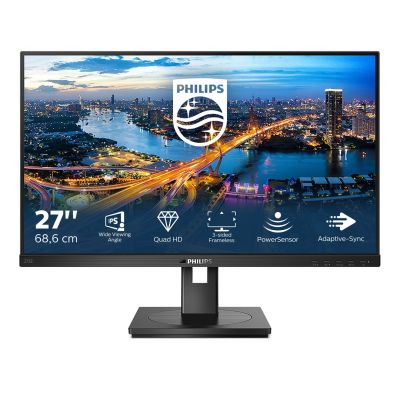 3. Philips | 275B1/00 | 27 " | IPS | Złącze QHD | 16:9 | 4 ms | 300 cd/m2 | Czarny | Ilość portów HDMI 1 | 75 Hz