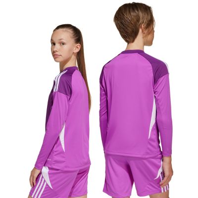 10. Koszulka bramkarska dla dzieci adidas Tiro 25 Competition fioletowa JJ1934