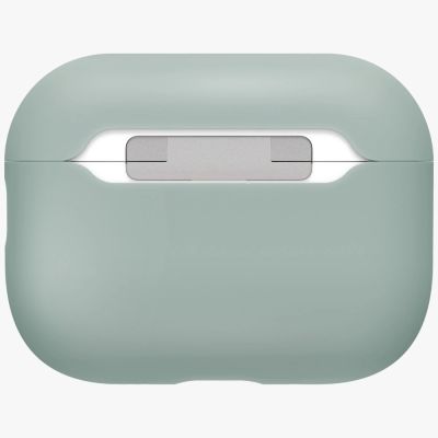 4. Etui UNIQ Lino Silicone na AirPods Pro 3 - zielone