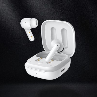 6. Słuchawki dokanałowe QCY T13 z ANC IPX5 Bluetooth 5.3 - białe