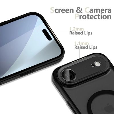 4. Etui Tech-Protect MagCam MagSafe na iPhone 17 Air - czarny mat