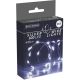 6. LAMPKI DRUCIKI NA BATERIE GIRLANDA 100 LED ZIMNY BIAŁY