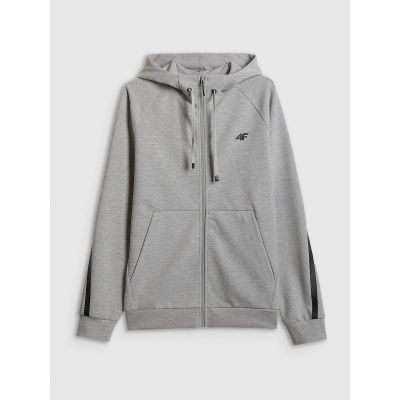 8. Bluza dresowa regular z kapturem męska 4F 4FRSS26TSWSM2974-27M