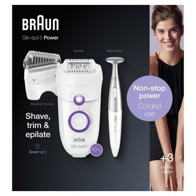 4. Braun Silk-épil 5 825 Power 28 pęset(y) Biały, Fioletowy